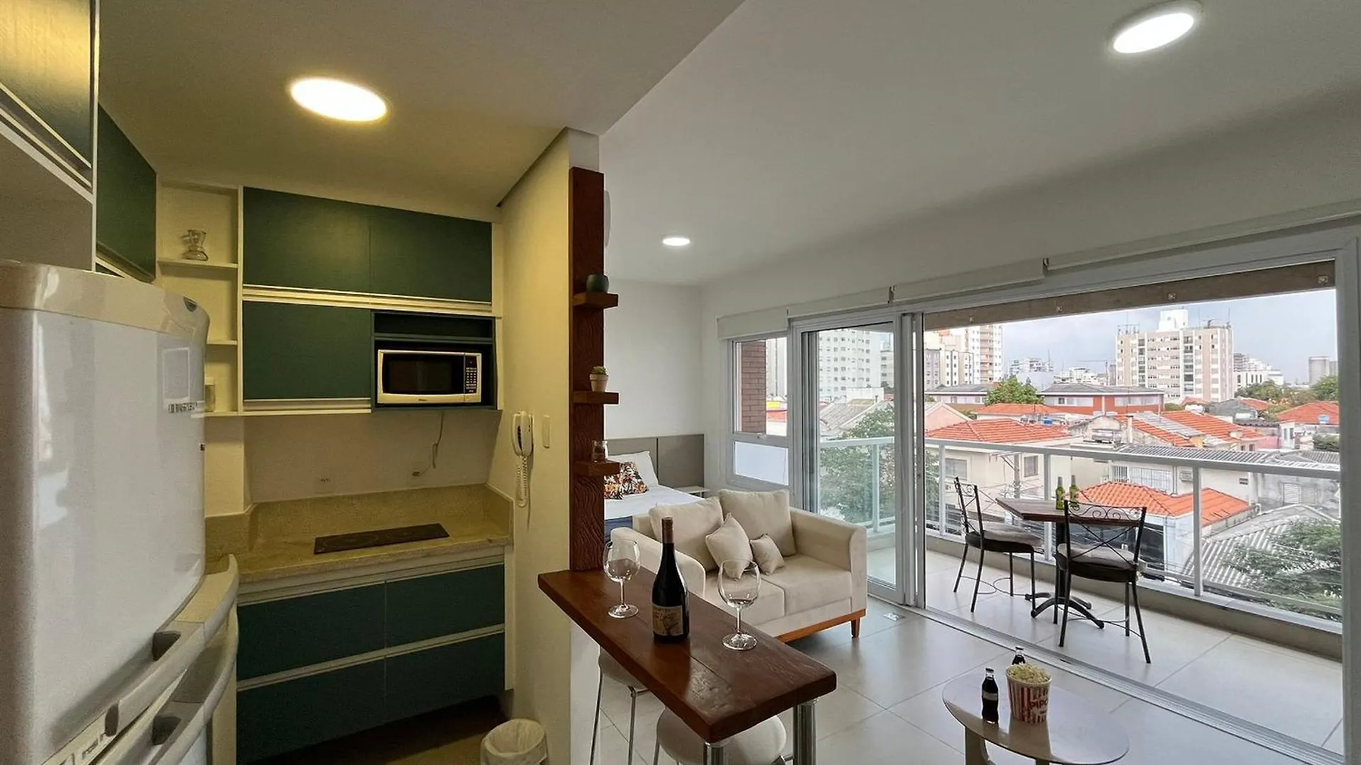 Varandas Studio Com Vista Na Vl Mariana | Delfhy Sao Paulo Apartment